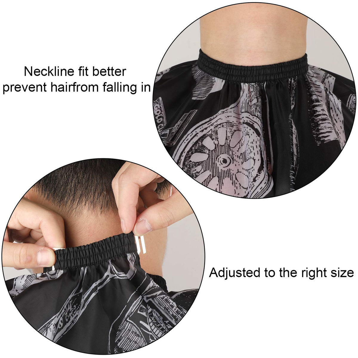 SATINIOR neck duster brush fiber-safe cleanup after trimming