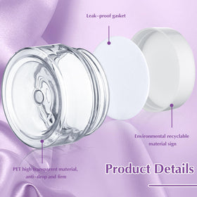 SATINIOR pack of 100 jars ideal for DIY beauty products