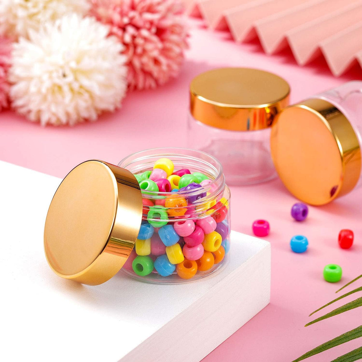SATINIOR travel-friendly cosmetic containers ideal for on-the-go routines