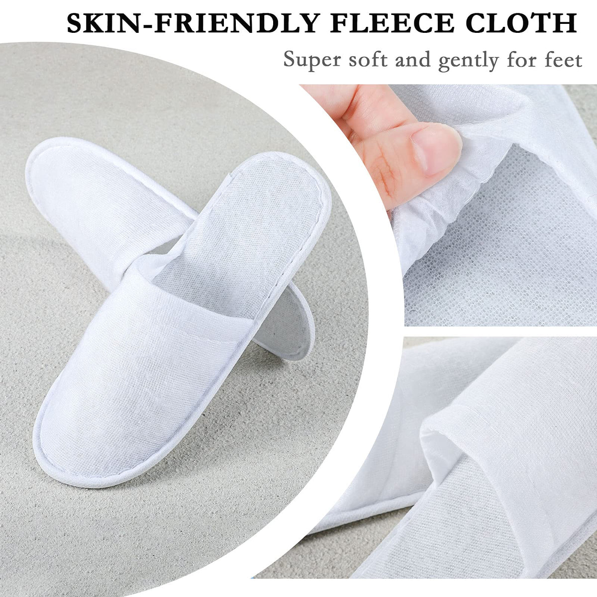 SATINIOR unisex adults fleece slippers provide breathable comfort