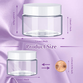 SATINIOR wide-mouth jar design for easy filling and scooping