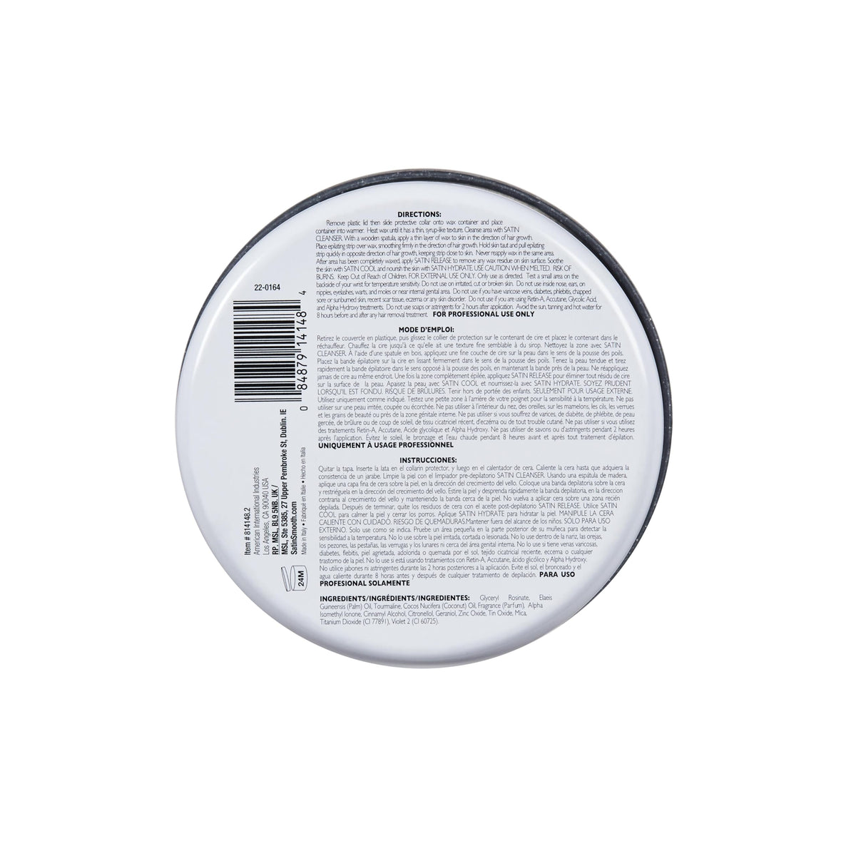Salon-quality results at home with Satin Smooth wax.