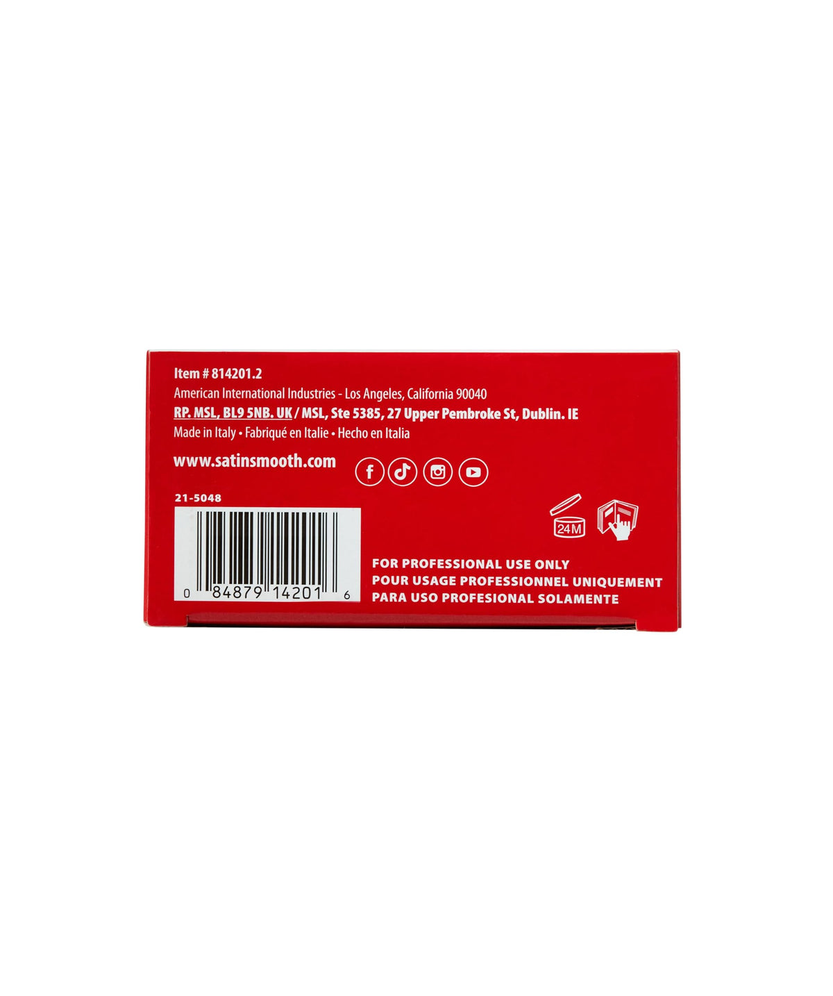 SATIN SMOOTH Wild Cherry Pebble Wax features a pleasant cherry fragrance during wax routine