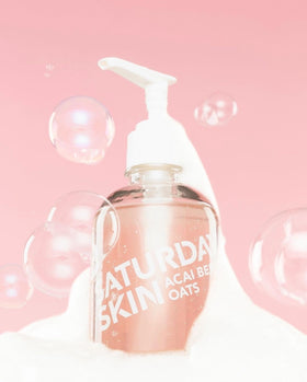Brightening glow observed after using the gel cleanser