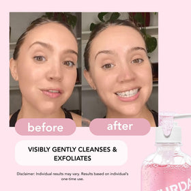 Centella Asiatica in the cleanser calming sensitive skin
