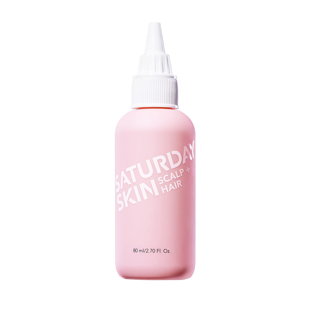 Saturday Skin overnight serum bottle supports healthier, fuller-looking hair
