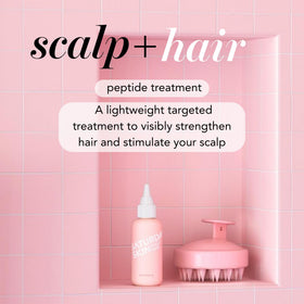 Saturday Skin scalp application scene demonstrates easy nightly use