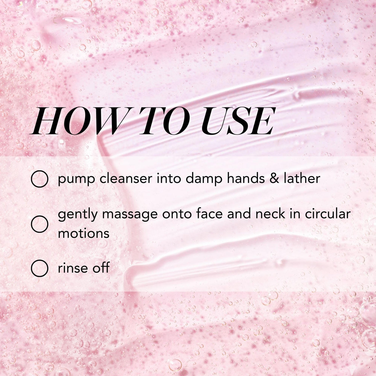 Gentle daily cleanser suitable for sensitive skin types