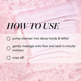 Gentle daily cleanser suitable for sensitive skin types