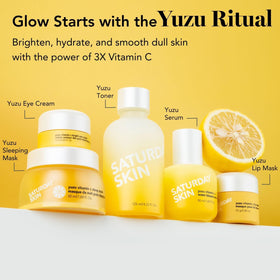 Daily use of Saturday Skin Yuzu Serum for more even tone