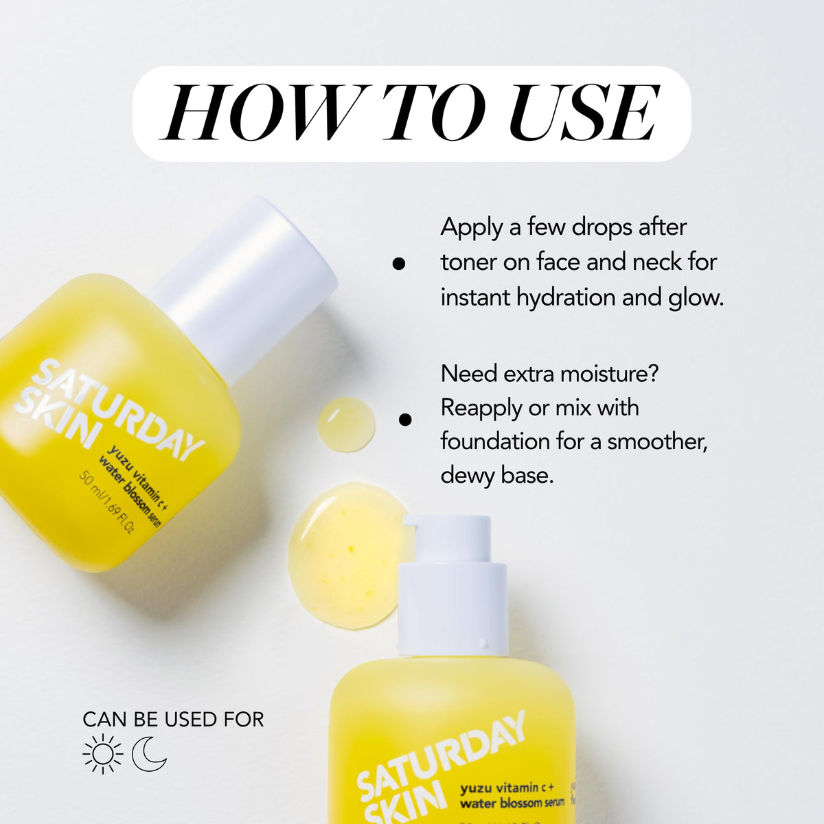 Saturday Skin Yuzu Serum melting capsules release actives on contact