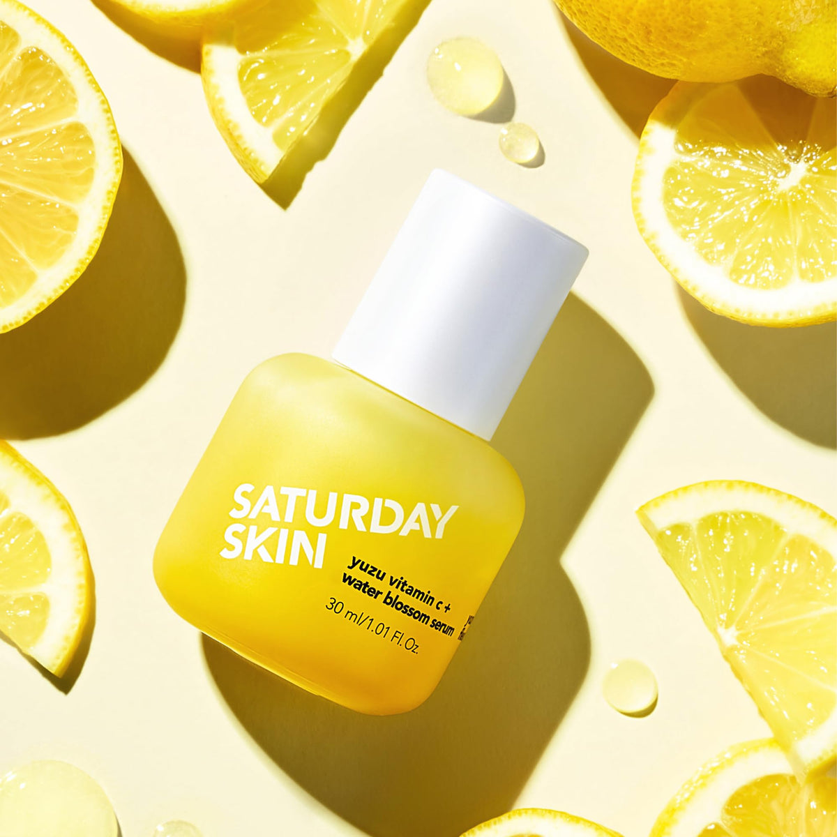 Saturday Skin Yuzu Serum night routine for refreshed morning glow