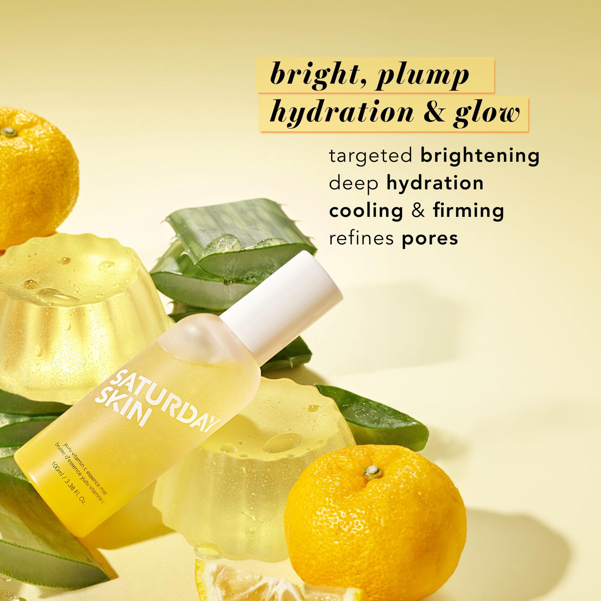 A close-up of the packaging emphasizes vegan, clean formula.