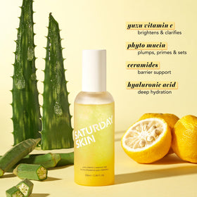The ingredients label highlights ceramides and peptides for barrier support.