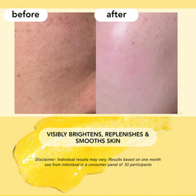 Packaging display highlighting vegan, cruelty-free formula for Saturday Skin Yuzu mask.