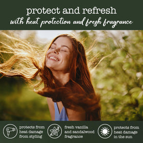 Frizz-free hair after using Guac Hair Gloss