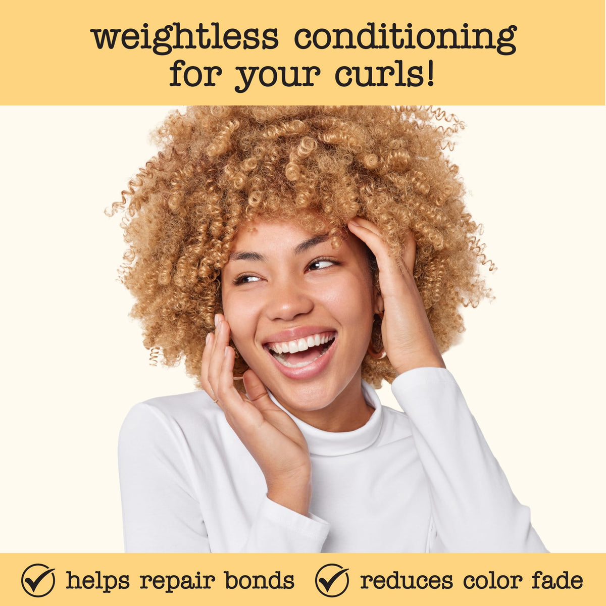 SAUCE Beauty frizz-control effect on curly hair for defined, smooth strands