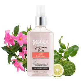 SAUCE BEAUTY Jasmine Bliss Hair Fragrance bottle with long-lasting jasmine scent for all-day freshness