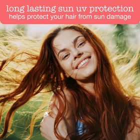 Close-up of the spray mist for easy daily use on dry hair