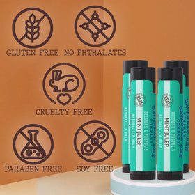 Savannah Bee mint julep lip balm gift-ready packaging display
