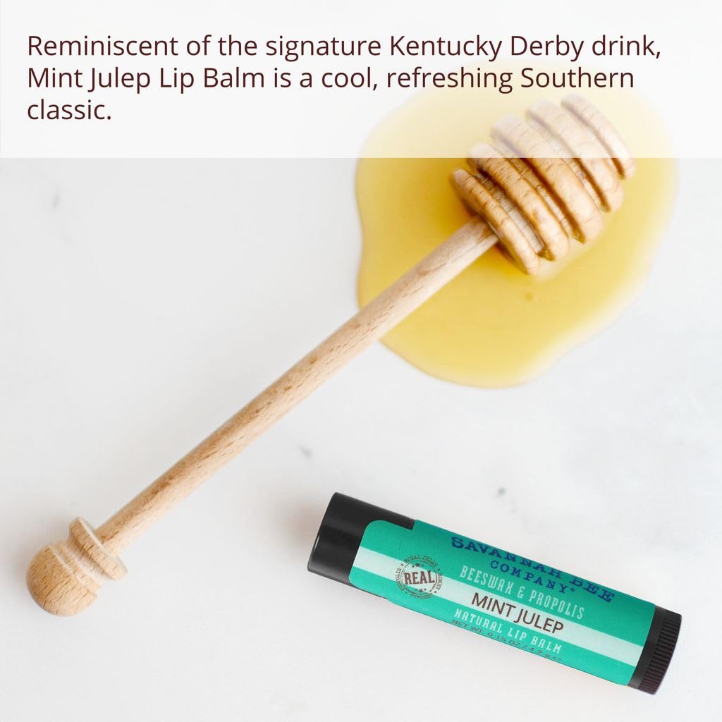 Savannah Bee organic beeswax lip balm formula close-up
