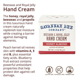 Ingredients highlight: royal jelly, bees wax, propolis extract, and honey nourish skin.