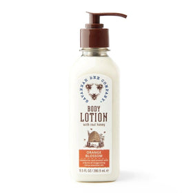 Savannah Bee Honey Body Lotion orange blossom bottle for nourished skin