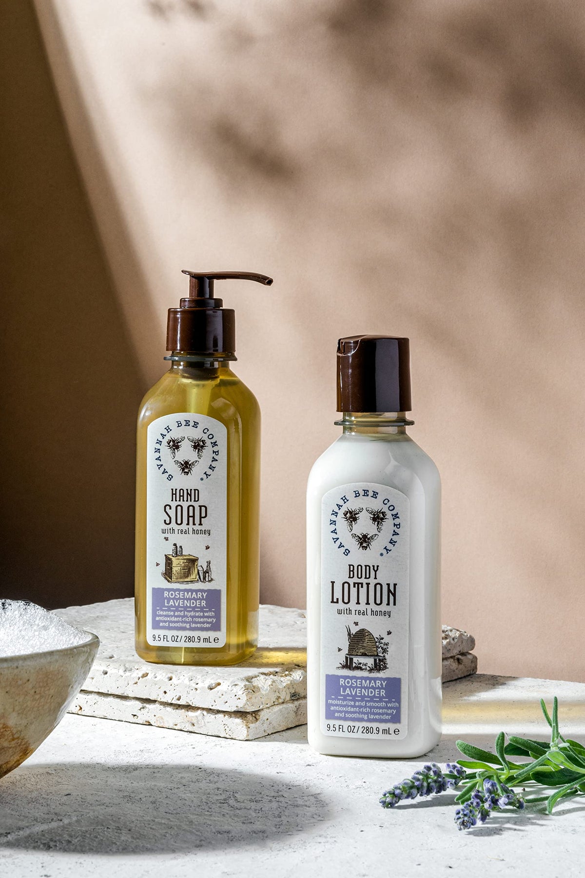 Savannah Bee packaging emphasizes sustainable materials and clear labeling.