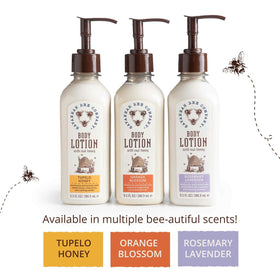 Close-up texture of Savannah Bee Honey Body Lotion for smooth absorption