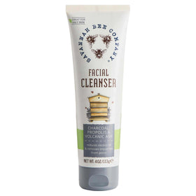 Savannah Bee Propolis Cleanser bottle pour illustrates deep pore cleansing for oily skin