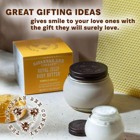 Propolis extract boosts antioxidant profile in Savannah Bee body butter.