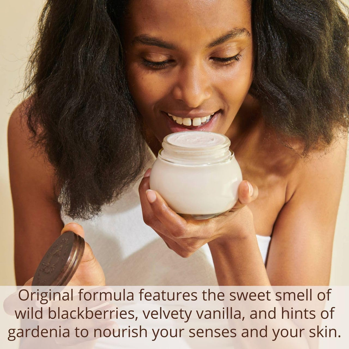 Blackberry-vanilla scent evokes relaxing aromatherapy