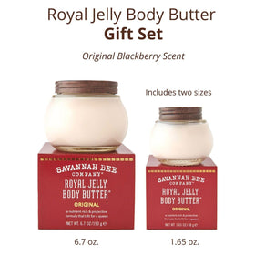 Gift-pack packaging from Savannah Bee Ultra-Rich Royal Jelly Body Butter