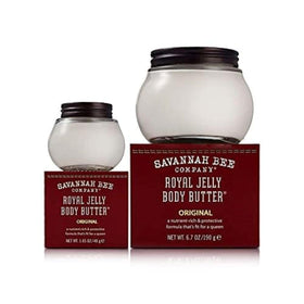 Savannah Bee Ultra-Rich Royal Jelly Body Butter jar front delivers deep hydration