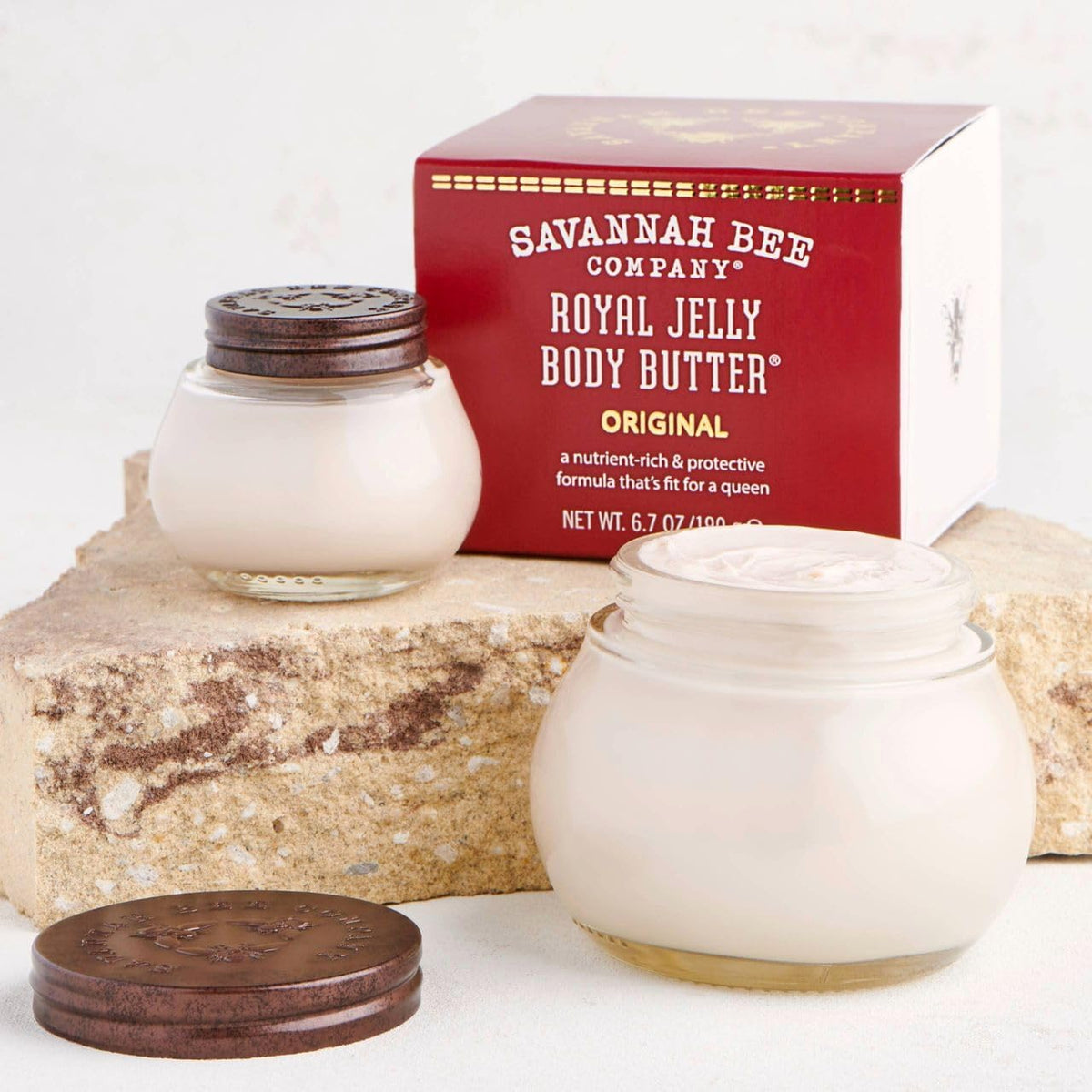 Vanilla-scented application on skin for a smooth sensation