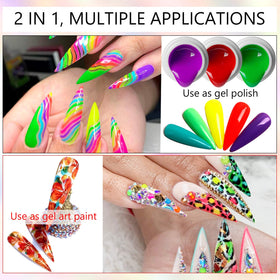 SAVILAND 15-nail-art-brushes for precise lines and detailed designs