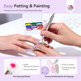 SAVILAND 3D flower molds enabling quick, dimensional petals.