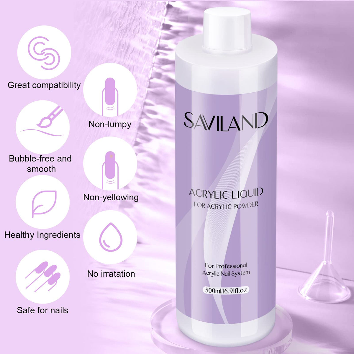 Saviland vegan and cruelty-free formula label on packaging.