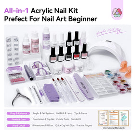 SAVILAND acrylic powder natural-ivory delivers a natural look with durable wear.