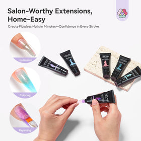 SAVILAND beginner-friendly nail extension kit for easy at-home use