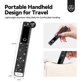 SAVILAND Black UV Light one-touch control for easy curing.
