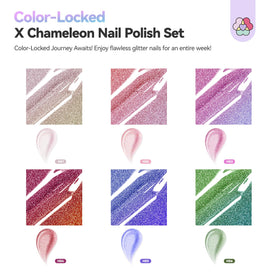 SAVILAND Chameleon color swatch displaying hues that shift with light for dynamic manicures.