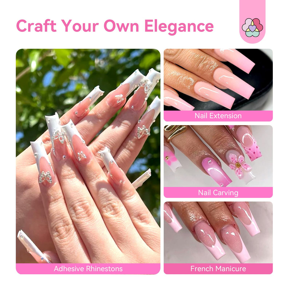 SAVILAND DIY nail art setup demonstrating an at‑home salon idea