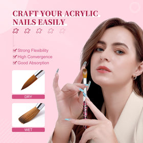 SAVILAND ergonomic handle brush for a secure, comfortable grip