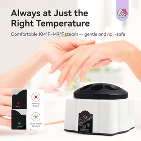 SAVILAND LED panel shows temperature for comfortable, burn-free results