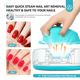 SAVILAND Nail Soaking Bowl steaming action for gentle removal