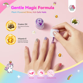SAVILAND Glamkids nail art stickers pack enables creative patterns