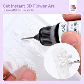SAVILAND grabbing pen with molding gel for precise shaping.