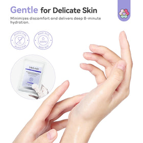 SAVILAND hand mask massage as serum is absorbed after wear.