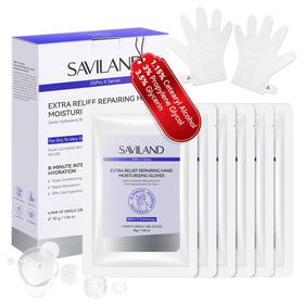 SAVILAND Intensive Repairing Hand Mask packaging suggests spa-like home care.